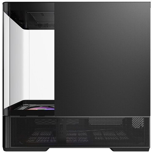 Antec C6 Curve ARGB Midi-Tower Case with window and RGB lighting, Black