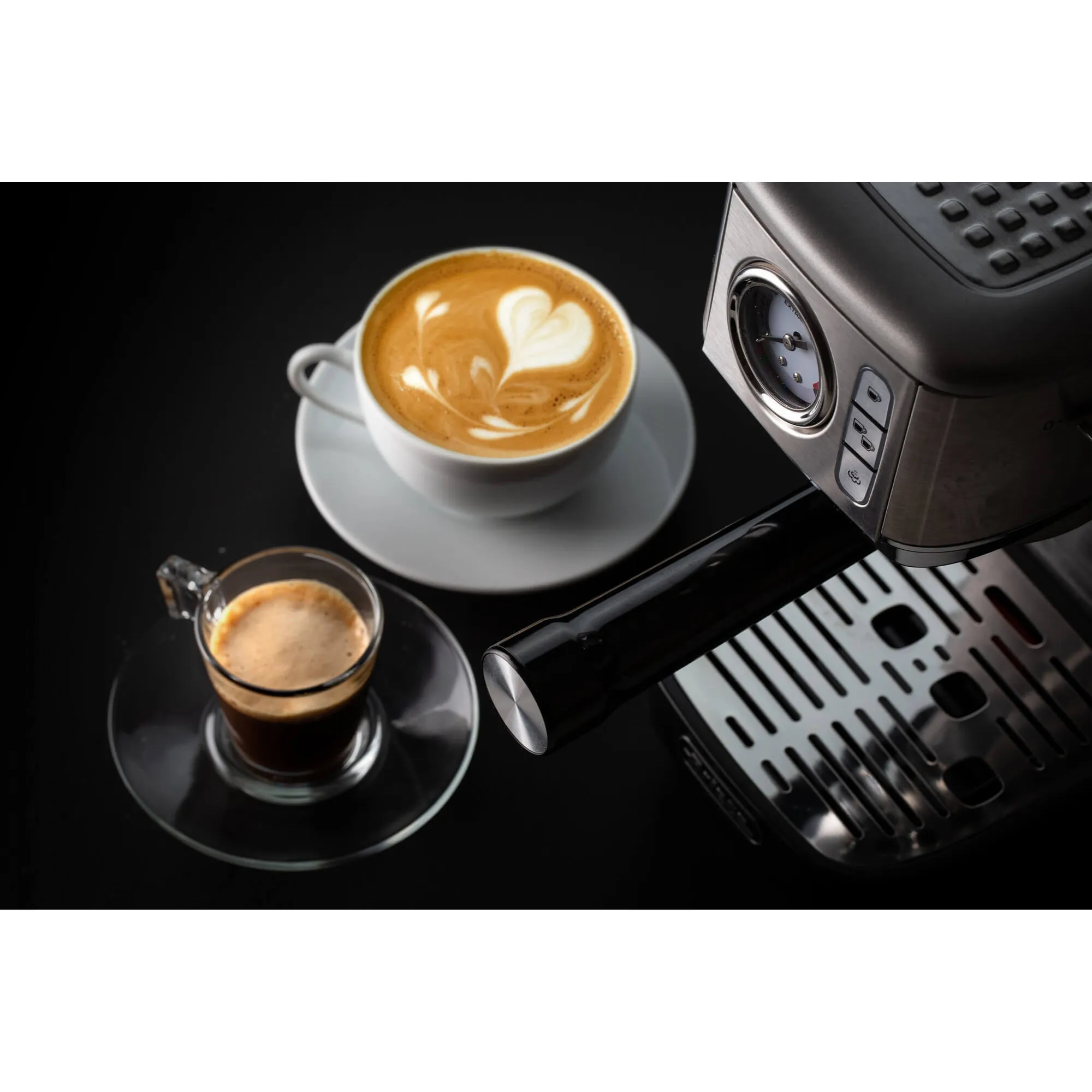 Ariete slim metal -espressomaskin med manometer