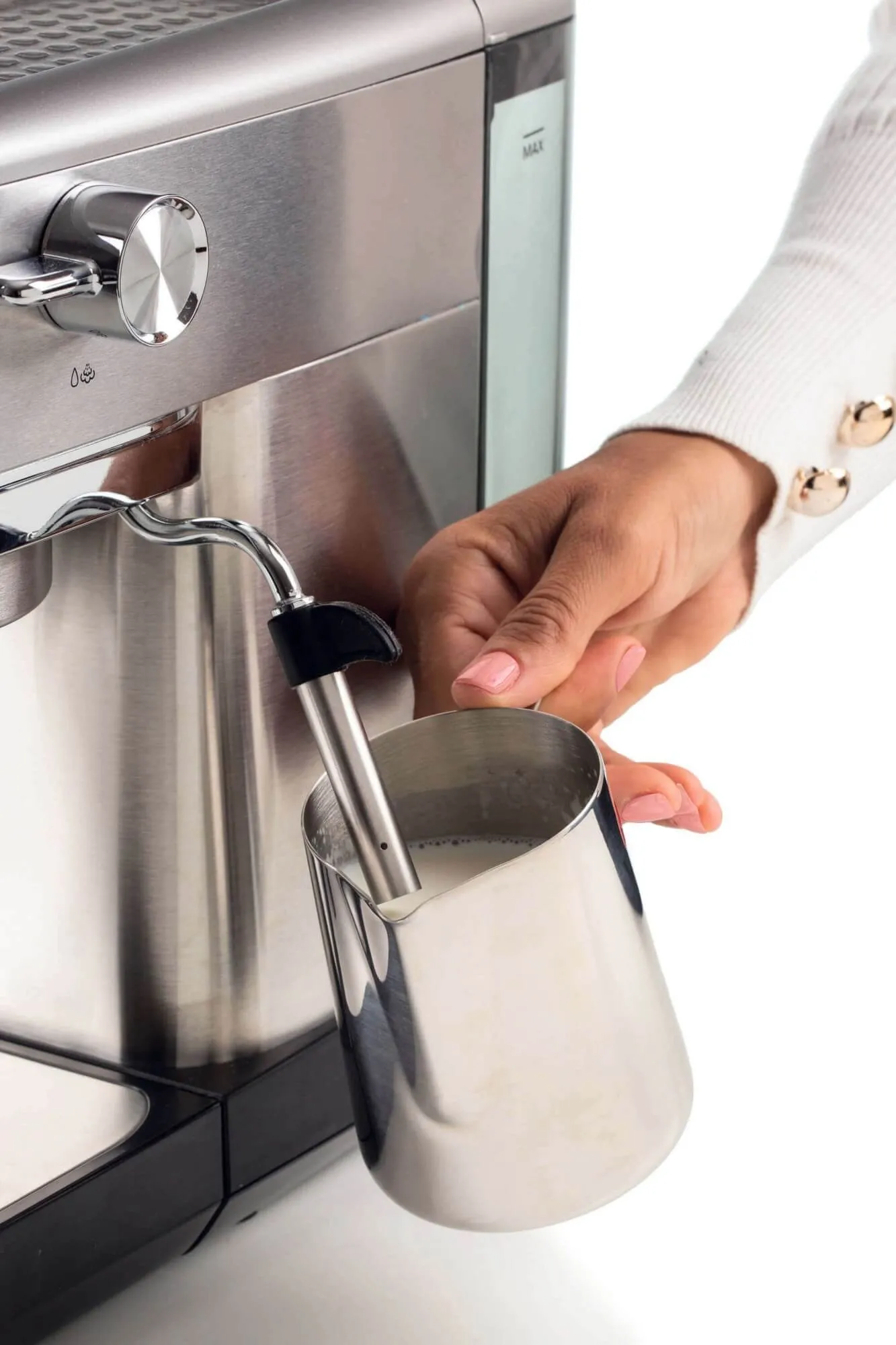 Ariete slim metal -espressomaskin med manometer