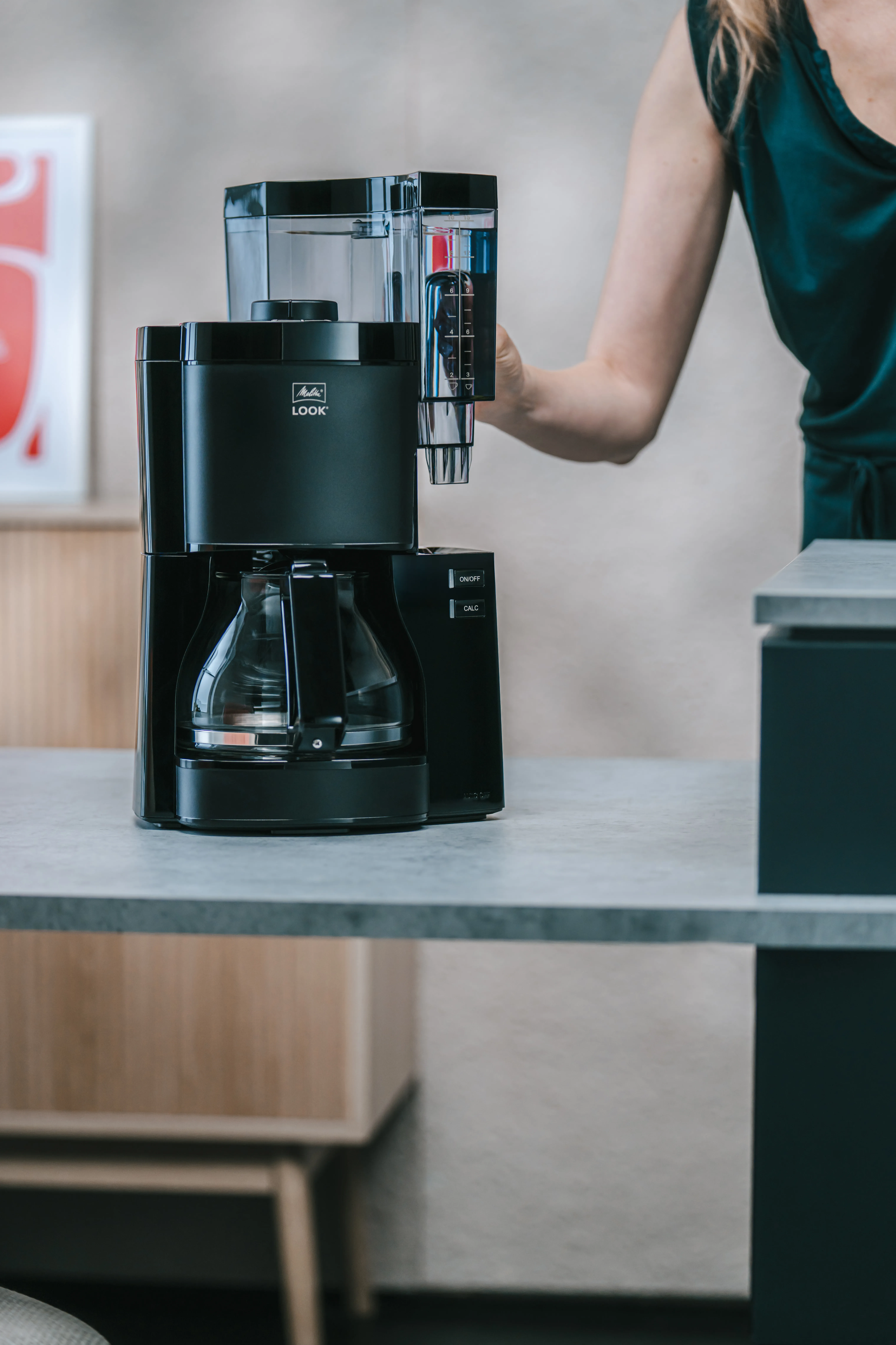 Melitta LOOK 15 cups Coffee Maker, Black