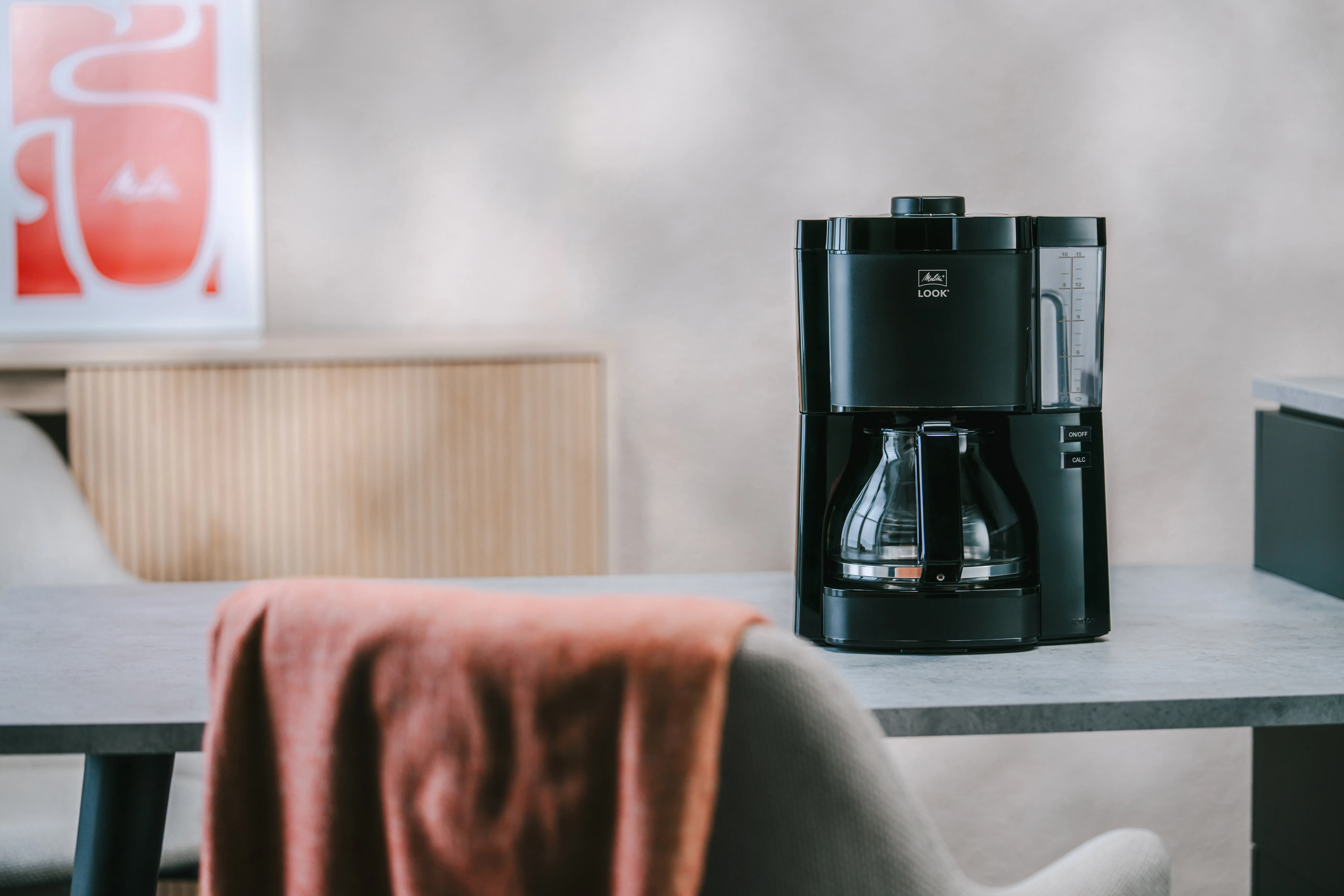 Melitta LOOK 15 cups Coffee Maker, Black