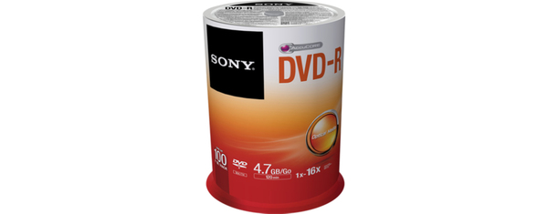 DVD-R, 16X, SPINDLE 100 PCS