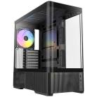 Antec C6 Curve ARGB Midi-Tower Case with window and RGB lighting, Black