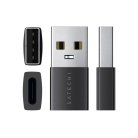Satechi USB-A till USB-C 2-pack - Adapter, Rymdsvart