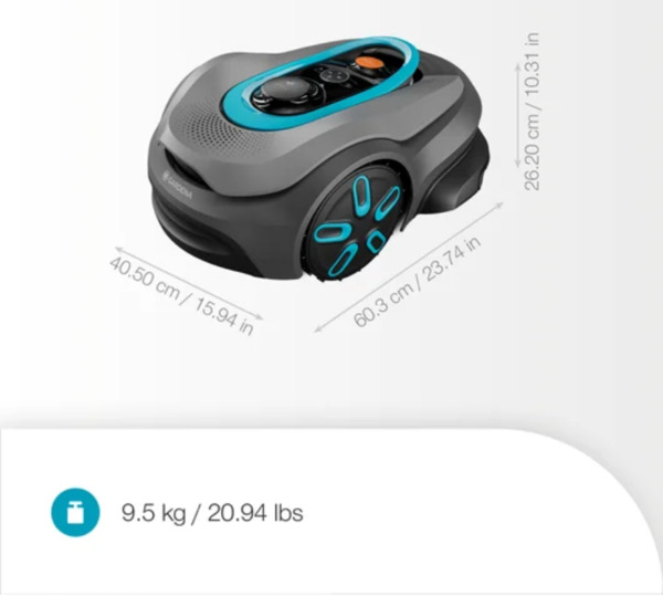 GARDENA smart SILENO sense 400, GPS, Wi-Fi, 400m&sup2; Robotic Lawn Mower