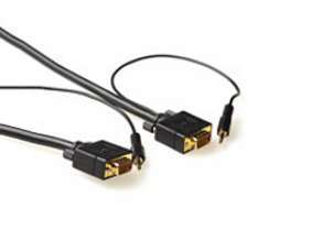 VGA+AUDIO KAAPELI HD15-M / 3.5MM-M 3M