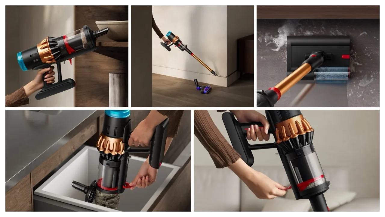Dyson V16 Piston Animal Submarine Cordless Stick vacuum cleaner, Black Copper