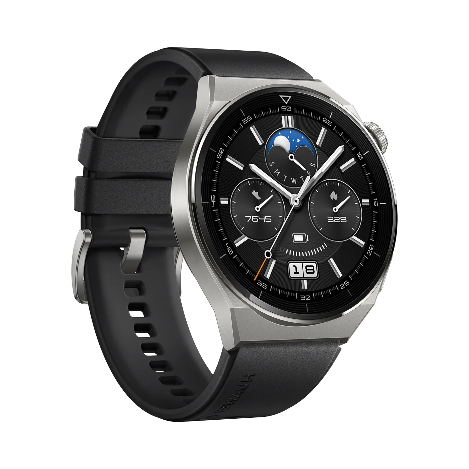 HUAWEI WATCH GT 3 Pro Titanium 46mm smartklocka, svart