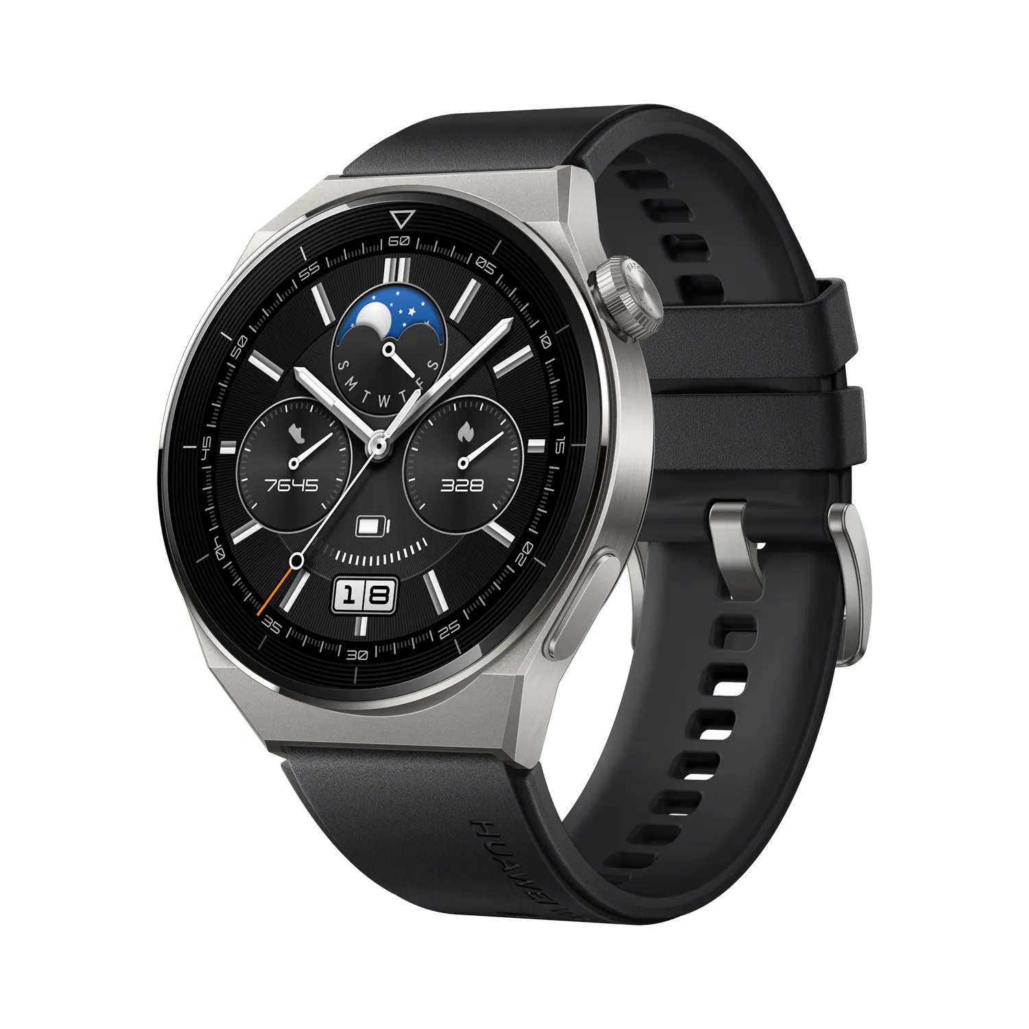 HUAWEI WATCH GT 3 Pro Titanium 46mm smartklocka, svart