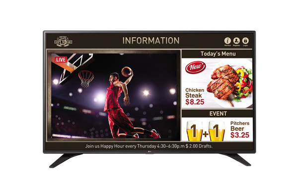 LG 55LV640S - 55" Luokka LED-televisio - hotel / hospitality - Smart TV - webOS - 1080p (Full HD) 1920 x 1080 - reunavalaistus