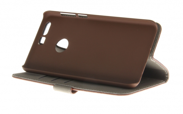 Insmat, Premium Flip Case, Honor 8, Coffee Brown