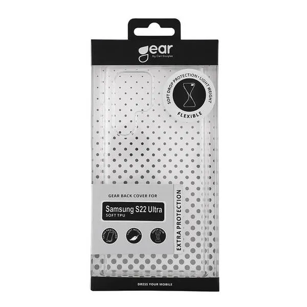 GEAR TPU, Galaxy S22 Ultra -suojakuori, Läpinäkyvä