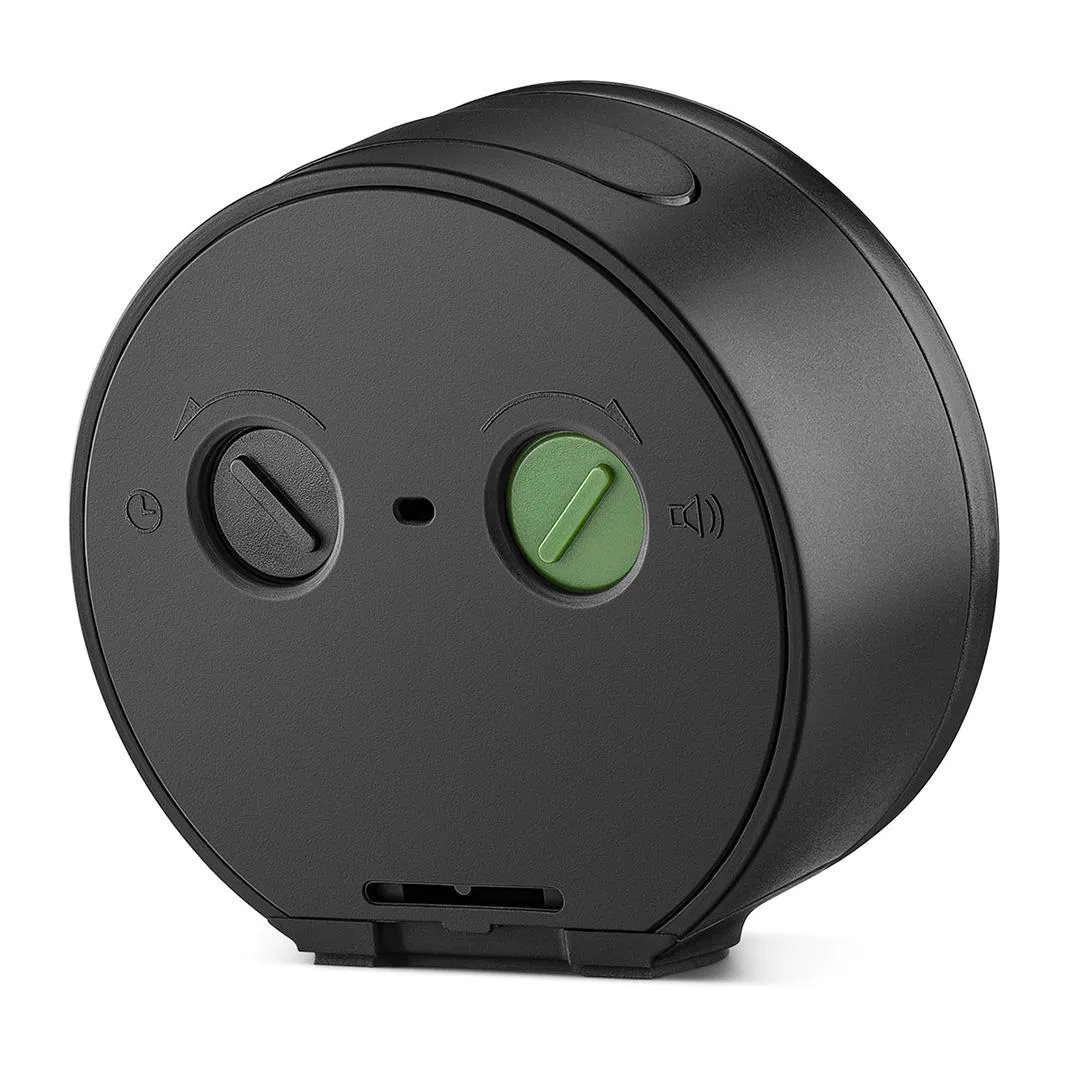 Braun BC 12 BW quartz alarm clock black