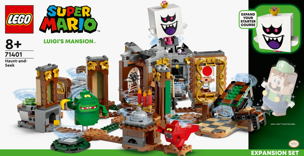 Lego Super Mario -Luigi&rsquo;s Mansion: Haamupiiloleikki-laajennussarja 71401