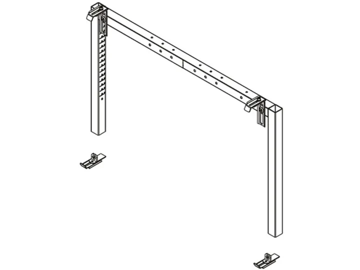 Multibrackets M Motorized Wallmount HD - Asennuspakkaus (sein&auml;kiinnike) tuotteelle LCD nestekiden&auml;ytt&ouml; / plasma TV - valkoinen -n&auml;yt&ouml;n koko: 42"-110"