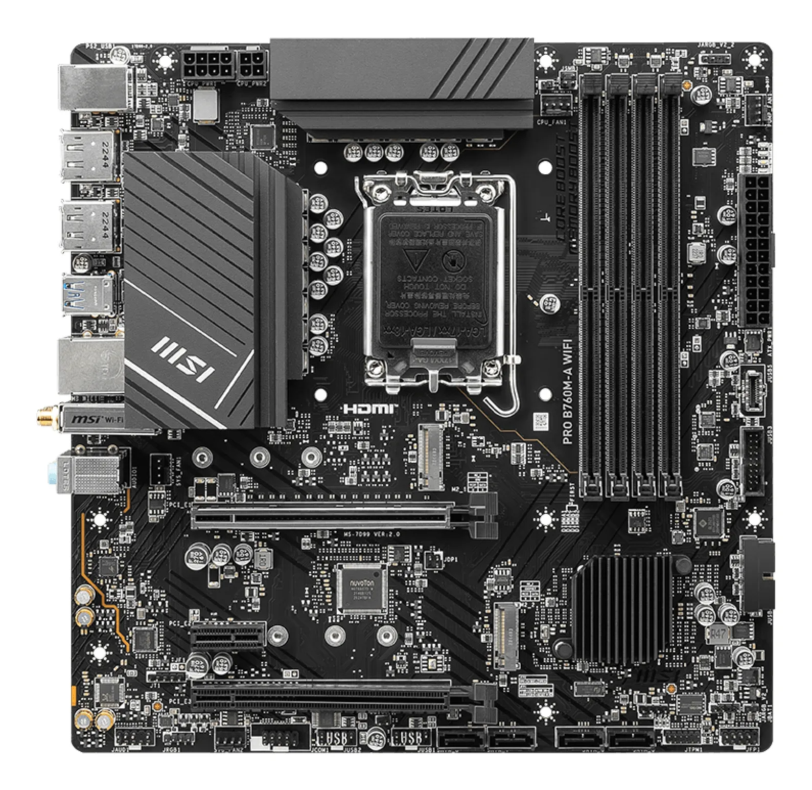 MSI PRO B760M-A WIFI mATX - motherboard