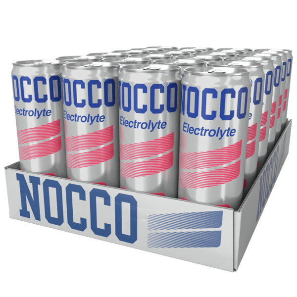 Nocco Electrolyte Pink Grape 355ml - energy drink, 24 pack
