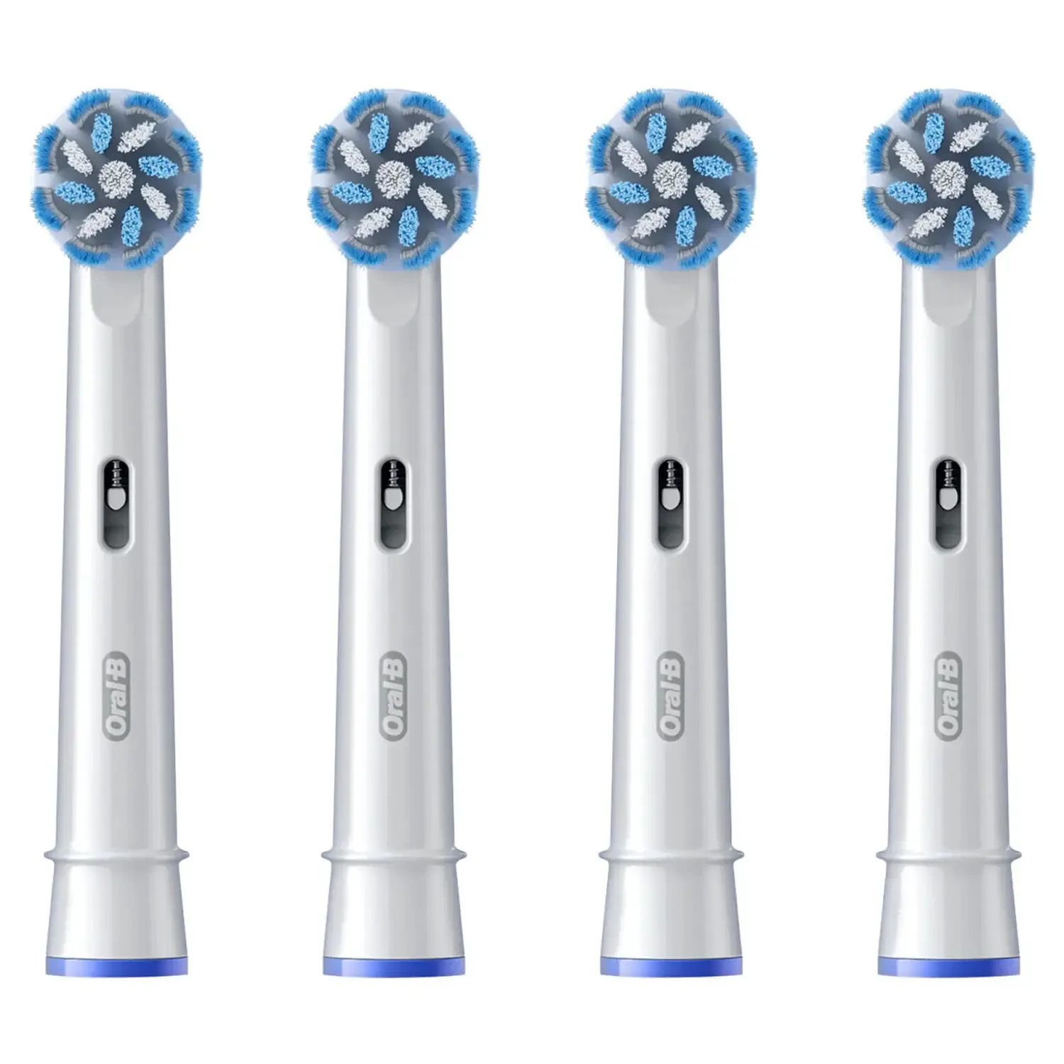 Oral-B Sensitive Clean & Care 4 st ers&auml;ttningsborsthuvuden, Alabastervit