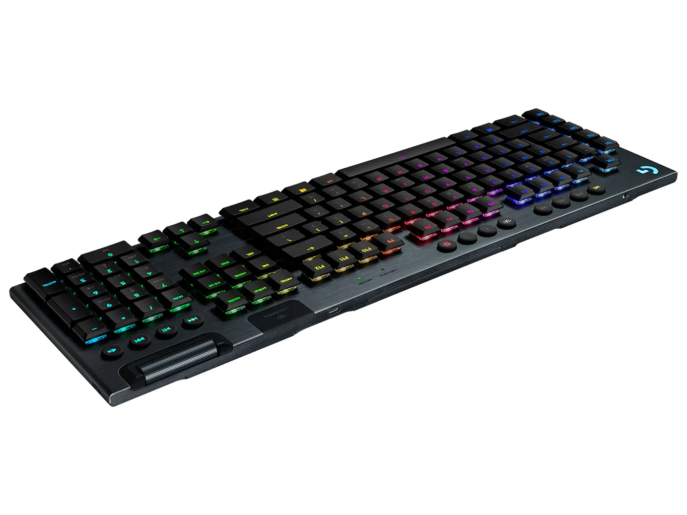 Logitech G915 Lighspeed RGB GL Clicky -langaton pelin&auml;pp&auml;imist&ouml;, musta