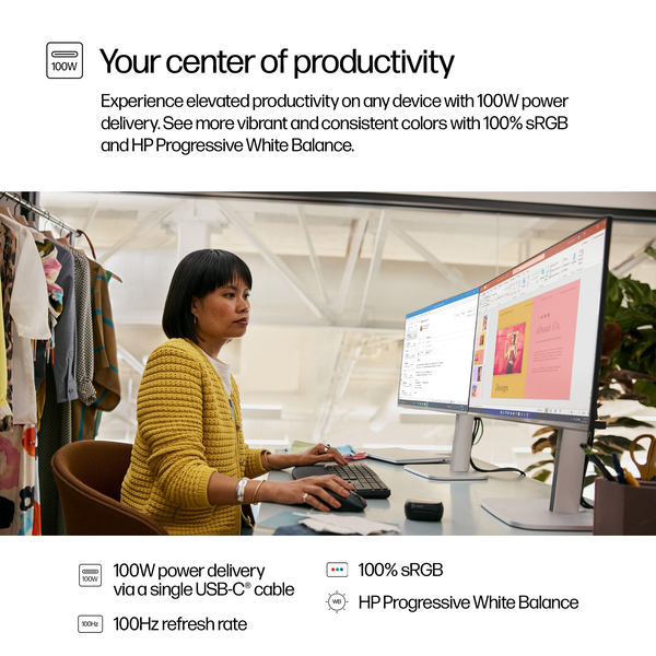 HP S5 Pro 524pu FHD USB-C MNTR