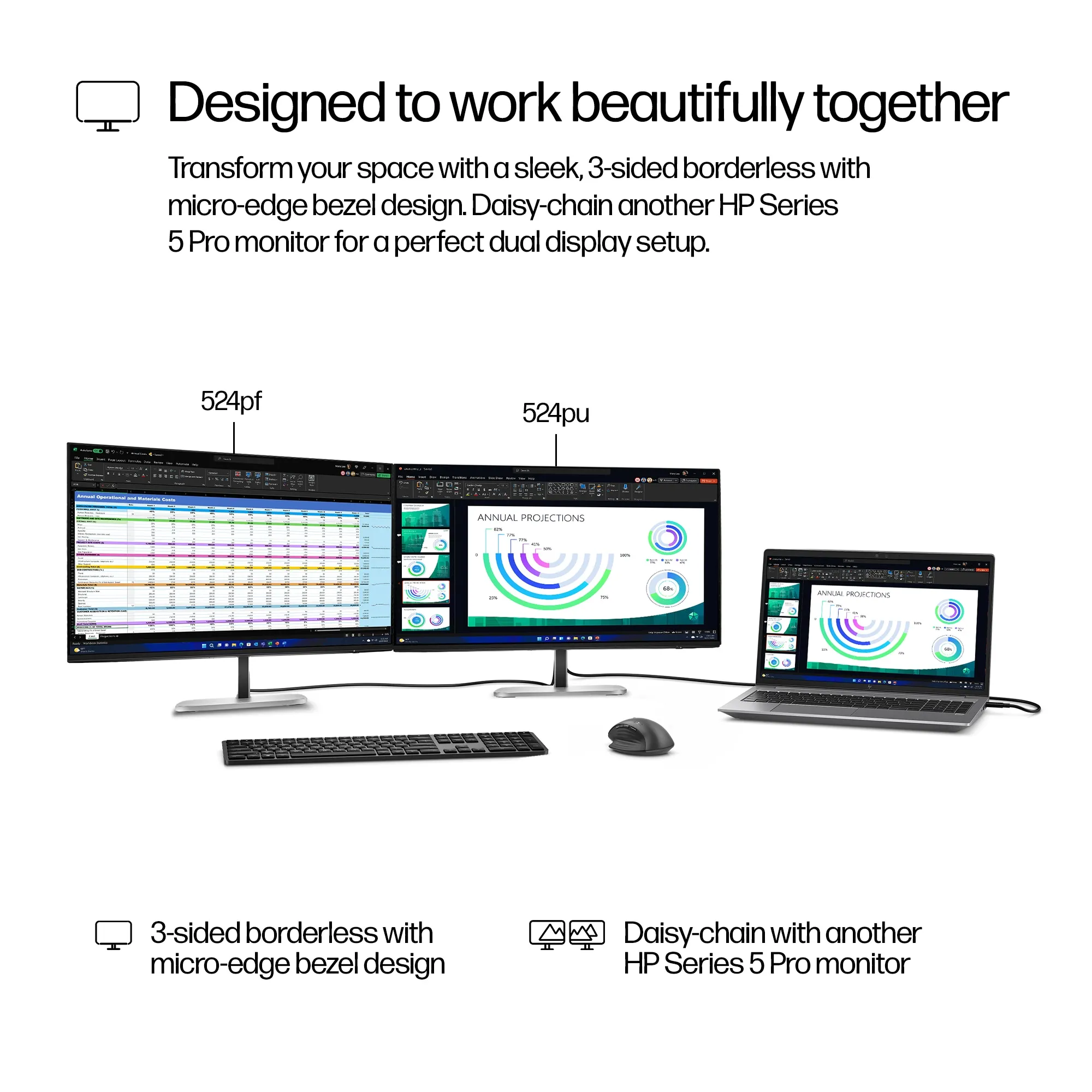 HP S5 Pro 524pu FHD USB-C MNTR