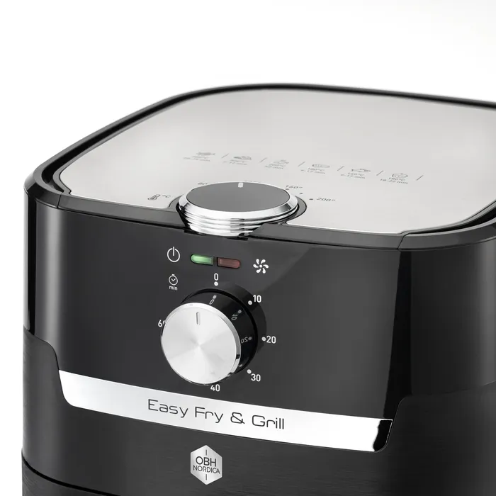 OBH Nordica Easy Fry &amp; Grill Classic 2in1 - airfryer, black, 4.2l