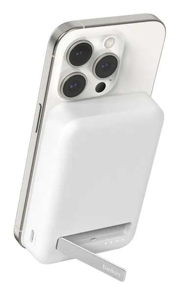 Belkin BoostCharge Pro Magnetic Power Bank with Qi2 15W 10K -varavirtal&auml;hde, White