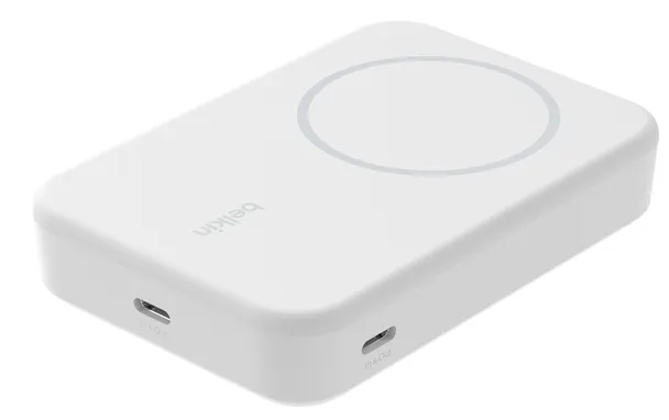 Belkin BoostCharge Pro Magnetic Power Bank with Qi2 15W 10K -varavirtal&auml;hde, White