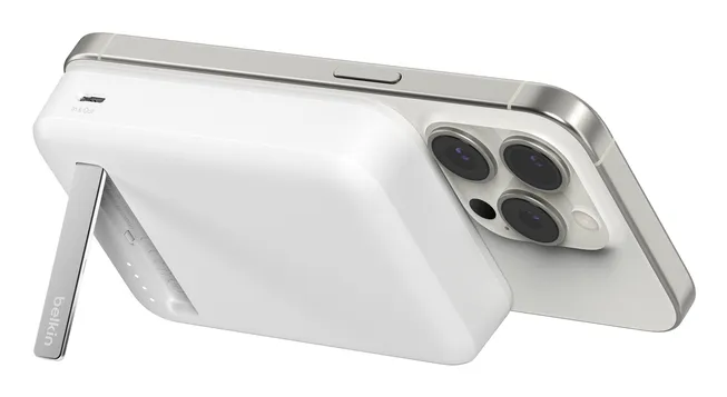 Belkin BoostCharge Pro Magnetic Power Bank with Qi2 15W 10K -varavirtal&auml;hde, White