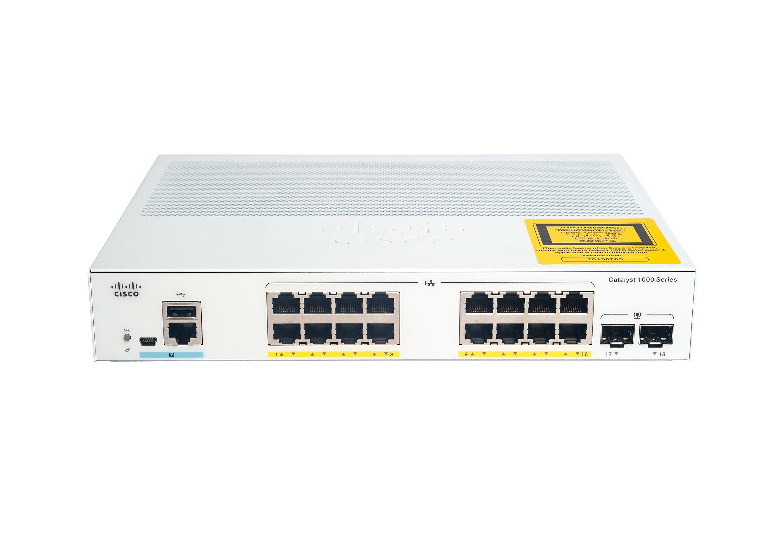 Catalyst 1000 16port GE POE 2x1G SFP - (ei palautusoikeutta)