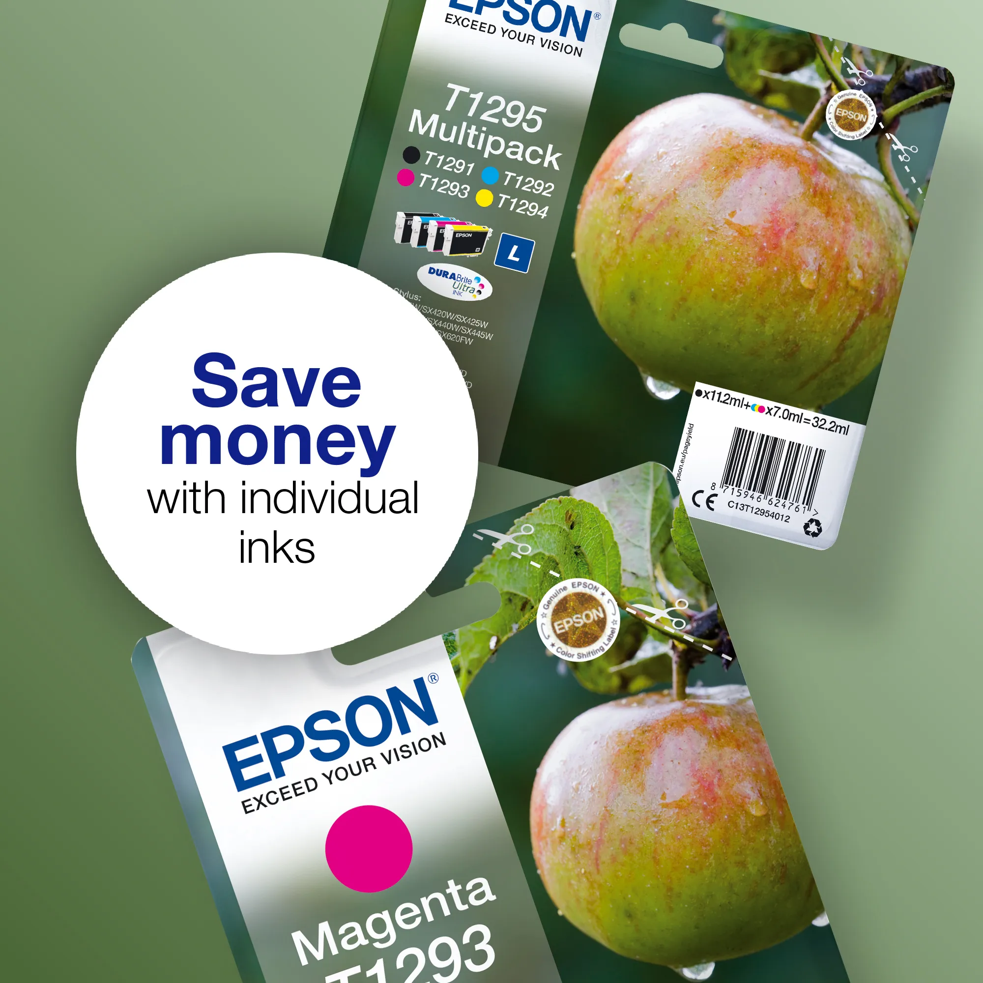 Epson T1295-mustekasettipakkaus, moniv&auml;rinen
