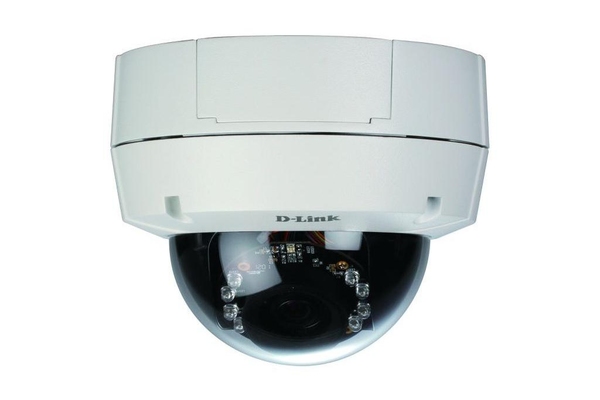 D-Link DCS-6511 Professional HD Day &amp; Night Vandal-Proof Fixed Dome Outdoor Network Security Camera (IP-66) . HD resolution: 1280x1024 @30 FPS, Built-in IR LED