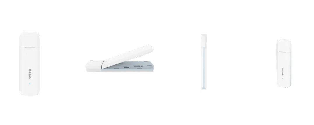 D-Link DWM-222W/R - 4G LTE USB Adapter / Mobile Hotspot, White
