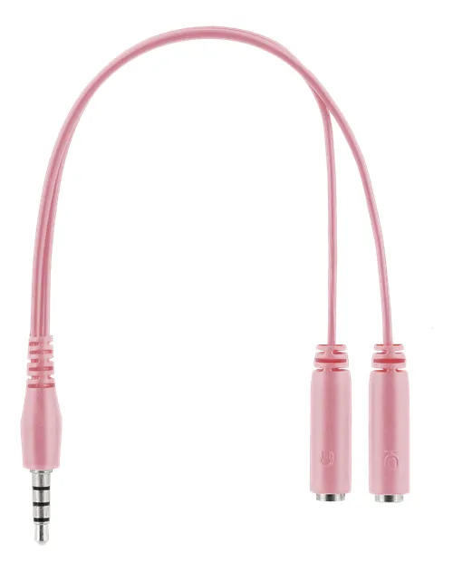 Deltaco Pink Line PH85 Stereo - gaming headset, pink