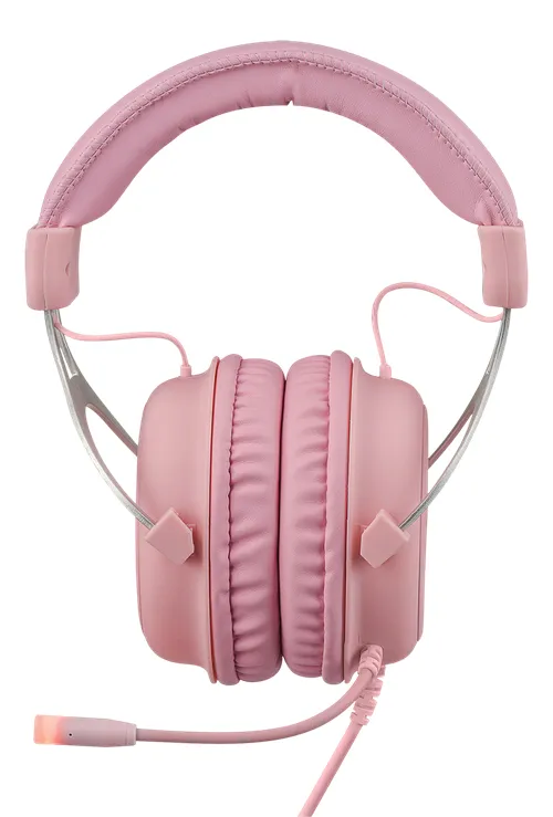 Deltaco Pink Line PH85 Stereo -pelikuulokkeet mikrofonilla, pinkki