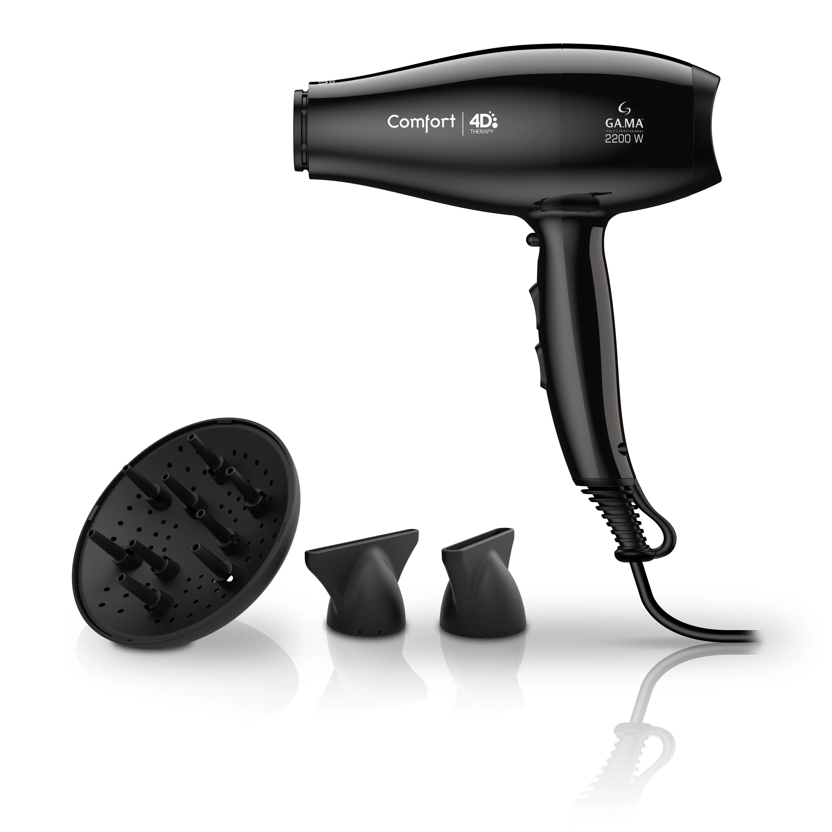 GA.MA Comfort 4D Therapy 2200W GH0532 - hårfön
