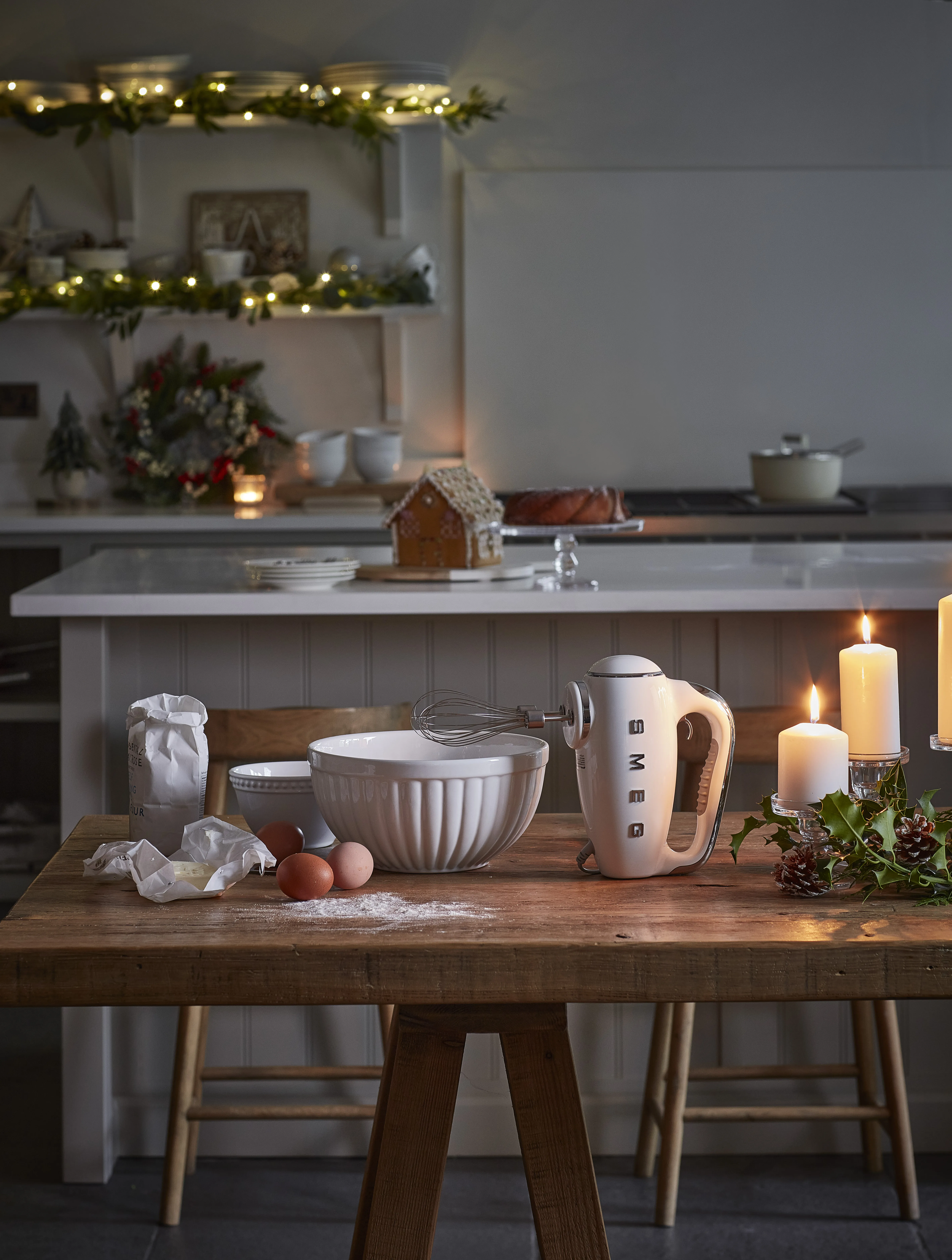 Smeg 50's Style HMF01CREU - Sauvasekoitin Cream (kerma)