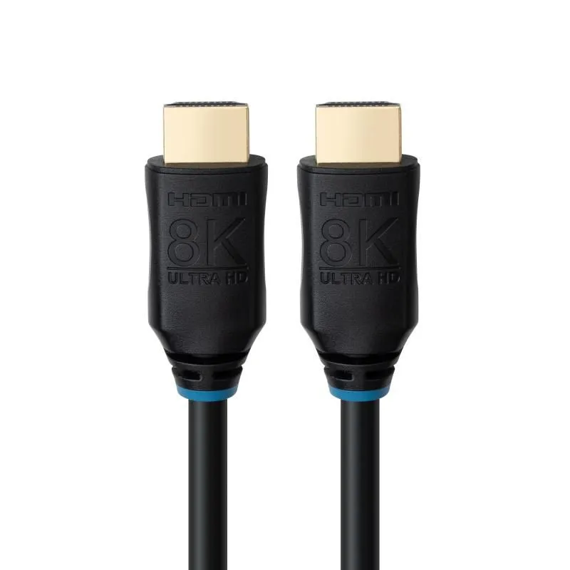 MicroConnect  HDMI &ndash; HDMI 2.1 - kabel, 7,5 m, Svart