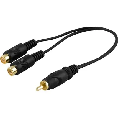 Y-adapteri RCA u - 2xRCA n