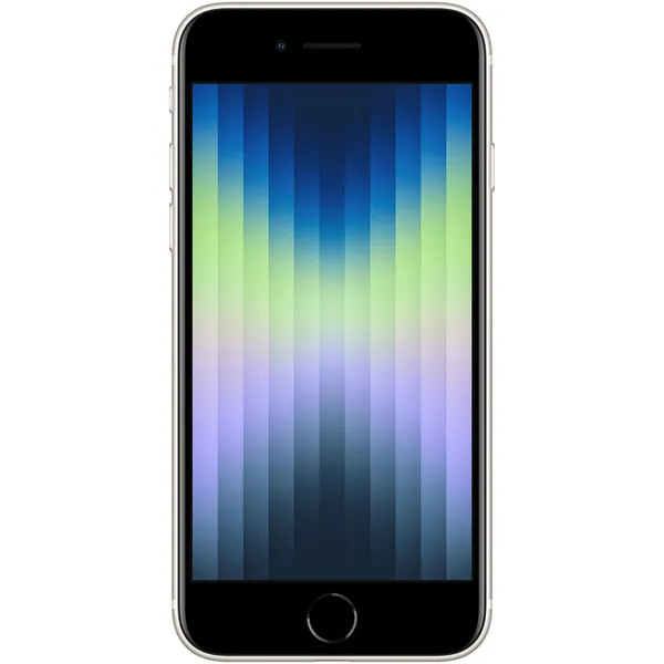 Renoverad iPhone SE (2022) 64 GB - mobiltelefon, Svart (Gradering: Bruksskick)