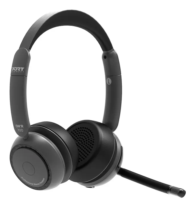 Port Designs PRO ON&rsquo;R 700 -langaton kuulokemikrofoni + latausteline, musta