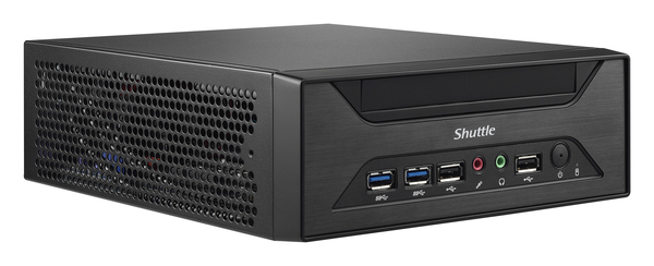 Shuttle XPC Slim Barebone, Intel H110, S1151, svart