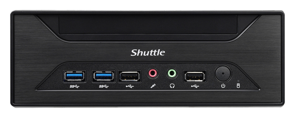 Shuttle XPC Slim Barebone, Intel H110, S1151, svart