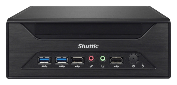 Shuttle XPC Slim Barebone, Intel H110, S1151, svart