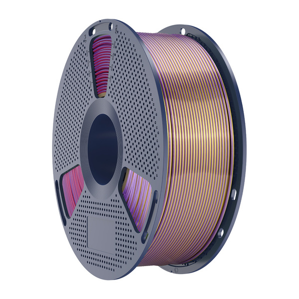SUNLU PLA+ Silk, 1.75 mm, 1 kg 3D Printer Filament, Blue/Purple/Red/Gold