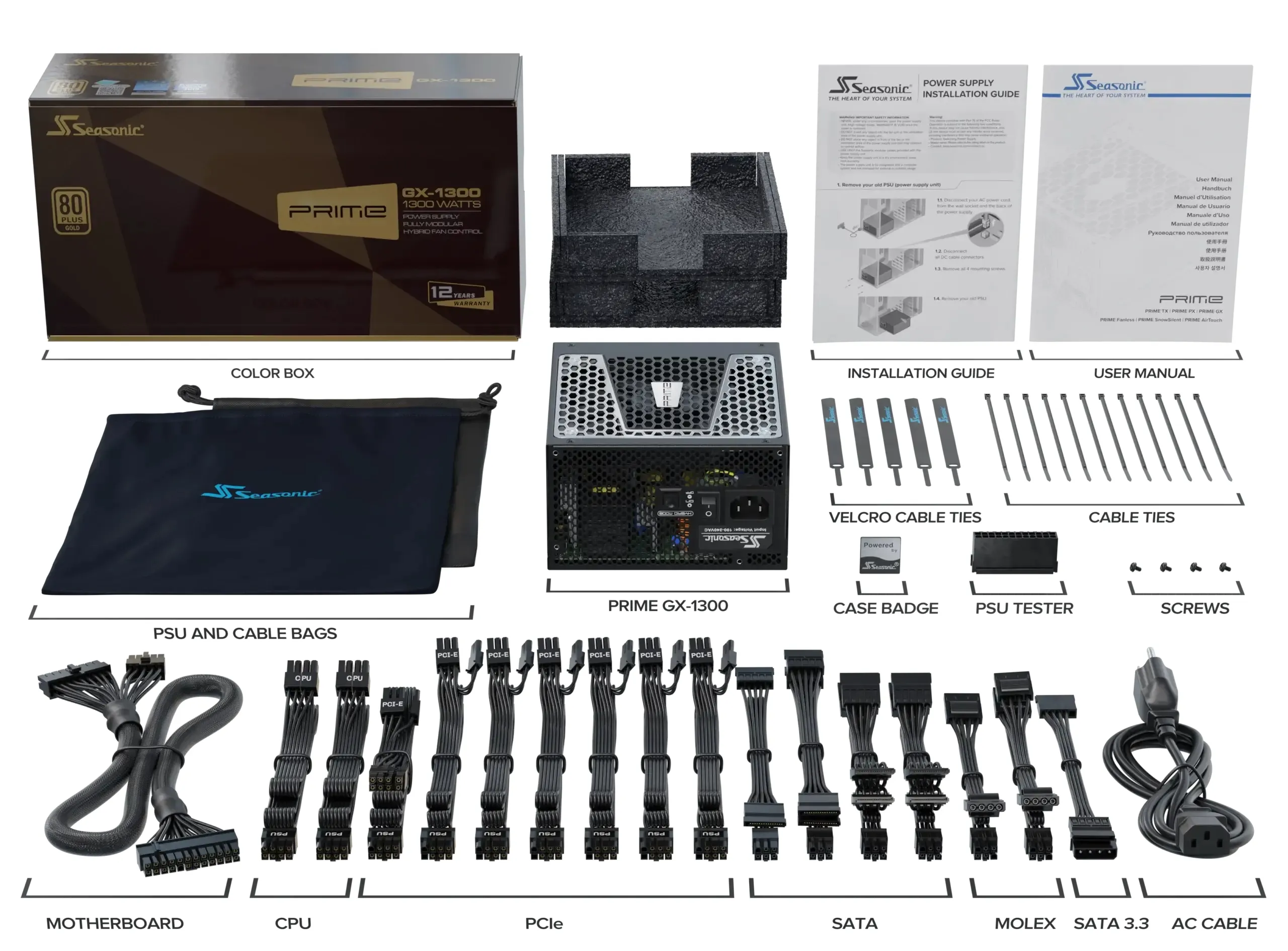 Seasonic Prime GX 1300W - PSU 80 Plus Gold