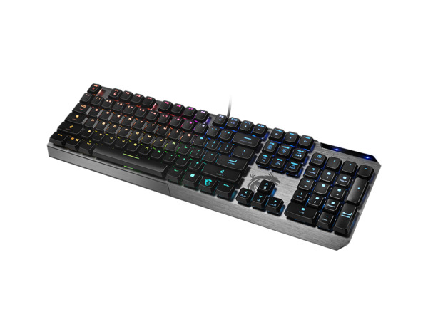 MSI Vigor GK50 Low Profile, RGB Kailh Low Profile Switches -pelin&auml;pp&auml;imist&ouml;