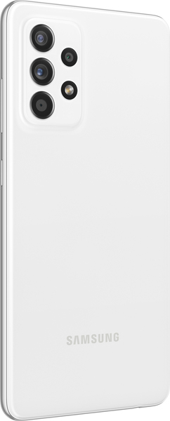 Samsung Galaxy A52 4G 128 Gt/6 Gt -Android-puhelin, Valkoinen