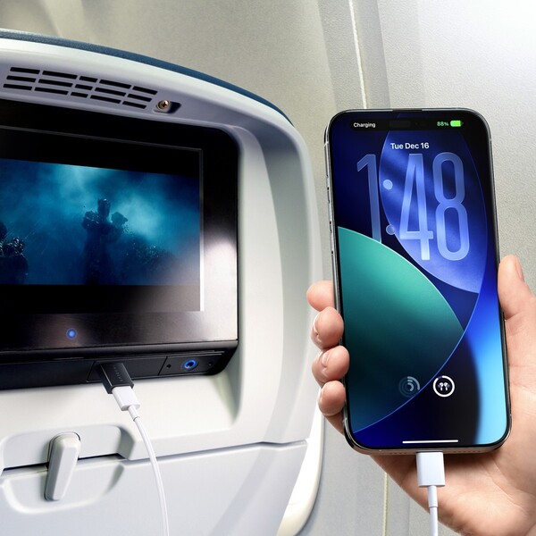 Satechi USB-A - USB-C 2-pakkaus - Sovitin, Avaruusmusta