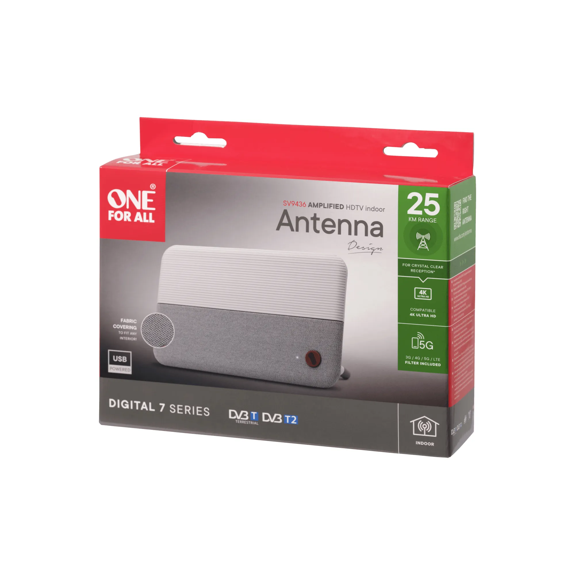 SV 9436 Ant indoor 4K UHD active 360 white